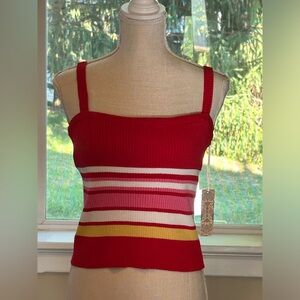 Iris Multi-Colored Knit Top-Size M NWT😀
